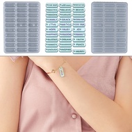 NICE Motivational Charms Pendants Silicone English Words Molds for Resin Casting