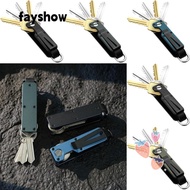 FAYSHOWSG Key Organizer, with Screwdriver Metal Keys Fob with Clip,  Multi-function Modern Holds 2-6
