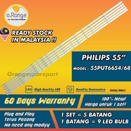 55PUT6654/68  PHILIPS 55'' LED TV Backlight (LAMPU TV) PHILIPS 55" INCH LED TV 55PUT665468  55PUT665