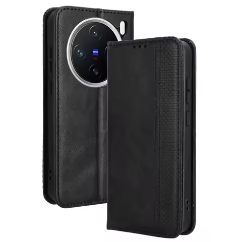 For Vivo X200 X200 Pro 5G Cover Luxury Flip Leather Wallet Magnetic Full Adsorption Case For Vivo X2