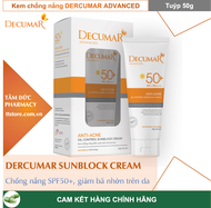 [HCM]Kem Chống Nắng DECUMAR ADVANCED [Tuýp 50g] - DECUMAR SUNBLOCK CREAM [SPF50+]