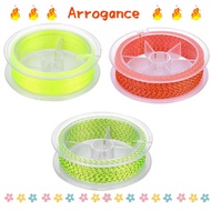 ARROGANCED 2PCS Fly Fishing Line, Lightweight Abrasion Resistant Fly Fishing Backing Line, Durable M