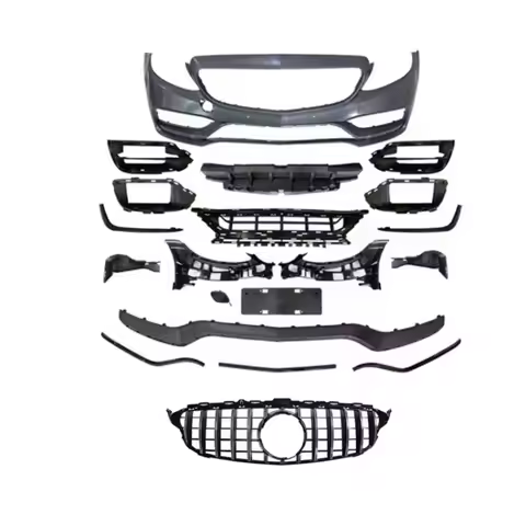 Car Bumper W205 C205 C180 C200 C260 C300 C250 AMG Line Coupe Normal 2013+ to C63 AMG Body Kits Bodyk