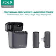 TERBAIK DAN ORIGINAL Zola Mic Wireless Smartphone Clip On Vlog