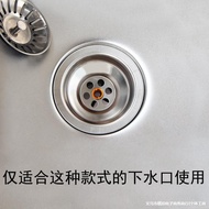 Stainless steel sink stopper, kitchen sink drain plug, rubber stopper, drain outlet plug