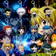 Hunter x Hunter HxH Anime Acrylic Mica Chibi Gon Killua Kurapika Hisoka keychain model backpack and 