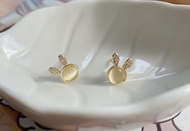 goodgift_station-🐰🐰Opal Rabbit 925 sterling silver earrings 🐰🐰 ต่างหูเงิน ต่างหูโอปอล