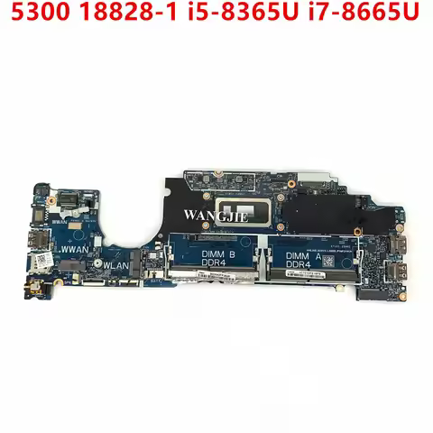 For Dell Latitude 5300 Laptop Motherboard 01XY7X 0M4J82 18828-1 With CPU i5 i7-8th Gen CPU DDR4 Note