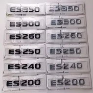 ABS Car Trunk Emblem Letter Decal Badge Rear Sticker Styling Accessories for Lexus ES200 ES240 ES250