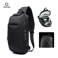 men sling bag sling bag man waterproof work bag OZUKO Tactical Chest Bag Men's Messenger Bag Waterpr