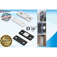 D'Life Magnetic Door Closer Strong Magnet Catch Latch Cabinet Closet Wardrobe Rack Almari Perabot Hidden Door Magnet