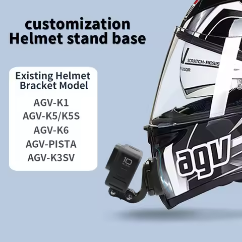 Premium Customized Motorcycle Helmet Aluminium Chin Action Camera Mounts for GoPro accessories for A