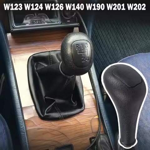 4/5 Speed MT Gear Shift Knob Lever Stick Pen For Mercedes Benz C E S Class W124 S124 W126 E190 W190