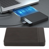 1buycart 2.5in HDD Case  Support 6TB Capacity Type C External Hard Drive UASP Protocol Plug and Play