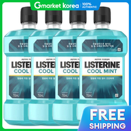 LISTERINE(ลิสเตอรีน) | Listerine กลิ่น Cool Mint น้ำยาบ้วนปาก 750 มล. x 4 ขวด