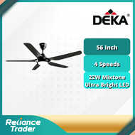 DEKA DESIGNER CEILING FAN WITH LED LIGHT SV38L - FULL REMOTE CONTROL