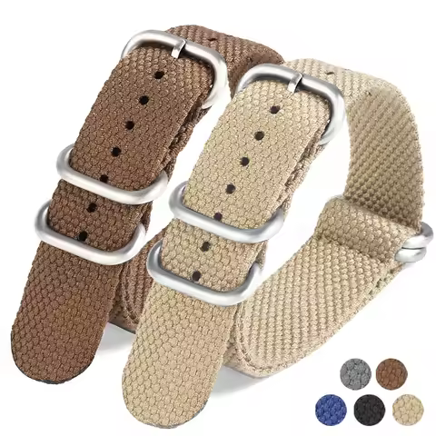Nylon Watch Strap for Rolex 20mm 22mm Watchbands Man's Universal Smart Watch Fabric Wristband Woven 