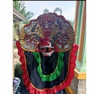 Barongan Devil Asli Kayu Caplok Murah Barongan Anak Uk 15