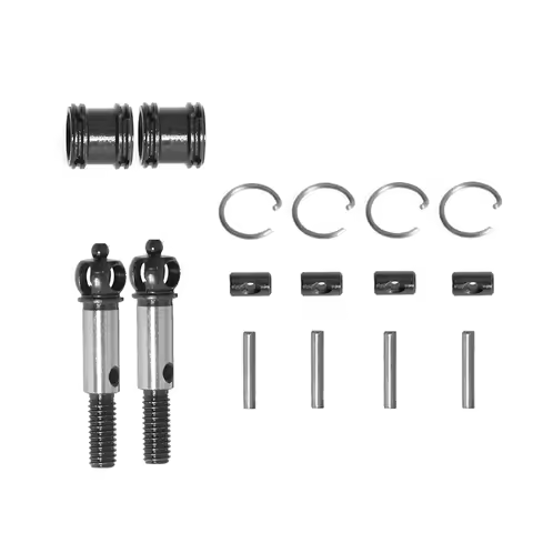 Metal CVD Drive Shaft Dogbone Set 37mm/39mm/42mm For Tamiya TT02 XV01 XV02 RC Racing Car Upgrade Par