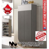 WALL  SHOE CABINET 2 Doors (Open) 9696, L2ft H4ft, waterproof and scratch-resistant KOREA Imported, 