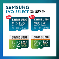 Samsung EVO Select 256GB 512GB MicroSDXC UHS-I U3 100MB/s Full HD &amp; 4K UHD Memory Card with Adapter/ Micro sd card