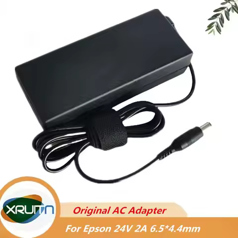 Genuine 24V 2A 48W AC Adapter EP-AG480DDG For EPSON DS870 DS530 DS770 DS775 DS410 GT-X970 GT-1500 GT