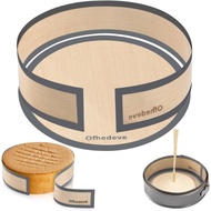 Silicone Baking mat for springform pan 9 inch, springform cheesecake pan protector, prevent cake fro