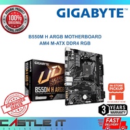 Gigabyte B550M H ARGB Motherboard AM4 M-ATX DDR4 RGB MB-GA-B550M-H-ARGB