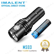 IMALENT MS03 EDC Portable Flashlight High Power 13000 Lumens with 3pcs Cree XHP70.2 LEDs Light Long 