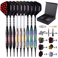 Turnart Darts Plastic Tip - Professional Soft Tip Darts Set for Electronic Dartboard 9 Pcs 18 Grams 