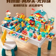 Building Block Table Multifunctional Children Large Game Table Large Particle Assembled Toy Boys Gir