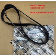 FAN BELT (6PK1690) 99366-H1690-OEM  MODEL:TOYOTA WISH 1.8 ZNE10