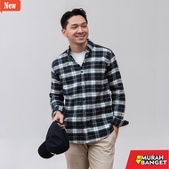 KEMEJA Men's Plaid Shirt Men's Flannel Shirt WOODCUTTER Light Heckler Flannel Shirt Long Sleeve
