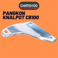 Exhaust Iron Bracket Mount for Honda Cb100 CB 100 Cb125 CB 125 Chrome