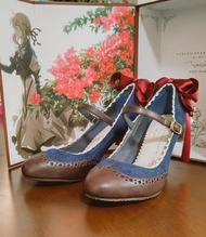 全新 Mayla Classic 紫羅蘭永恆花園 劇場版 高跟鞋 藍色 violet evergarden 薇爾莉特 京阿尼