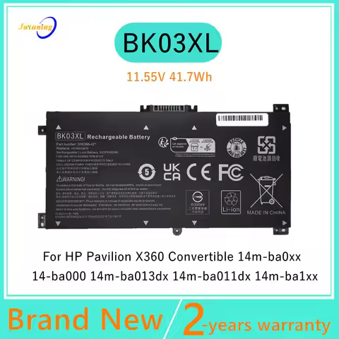BK03XL Laptop Battery For HP Pavilion X360 Convertible PC 14 14m Series 14-ba000 14-ba001ns HSTNN-UB