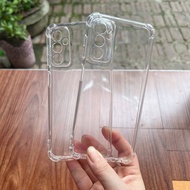 Samsung M23 5G, F23 5G transparent silicone case and 4-corner shockproof