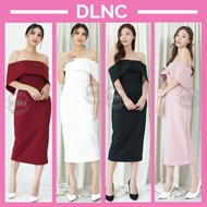 Valentina Feminine Sabrina Midi Dress - Prime Scuba Dress, Women's Fashion, Casual Hangout Outfit | 