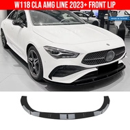 Mercedes Benz W118 CLA W177 Facelift AMG front lip diffuser splitter CLA accessories