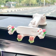 Car Phone Holder Car Phone Holder Car Phone Holder Cartoon Cute Suction Cup Interior Holder Dashboard Support Air Outlet Navigation Holder