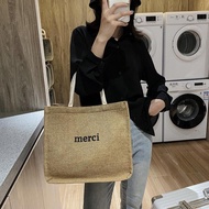 Túi cói Merci túi cói mini đi biển thời trang - Alice Store