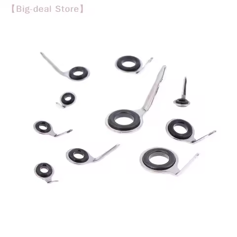 【M】20PCS MKG 1.0S 1.5S 2.0S 3.0S Miniature Guide Series Non Ceramic Ring Model Fishing Rod Repair Gu