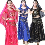 Costume SET BELLY DANCE BELLY DANCE BELLY DANCE INDIAN SKIRT GLITTER buo06