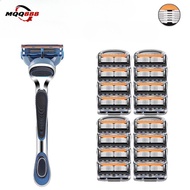 Men's Shaver/Suitable For Feisi 5 Razor Blades/ Fusion Progli Manual Razor/5-Layer Blades