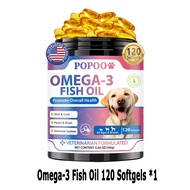 Popoo Probiotic for Dogs Gut Health Dog Digestive Care Probiotic Supplement Dog Vitamin Supplement H
