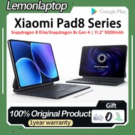 Xiaomi Pad 8 Pro Snapdragon 8 Elite Xiaomi Pad 8 Snapdragon 8s Gen 4 11.2" 3.2K 144Hz LCD 9200mAh Xi