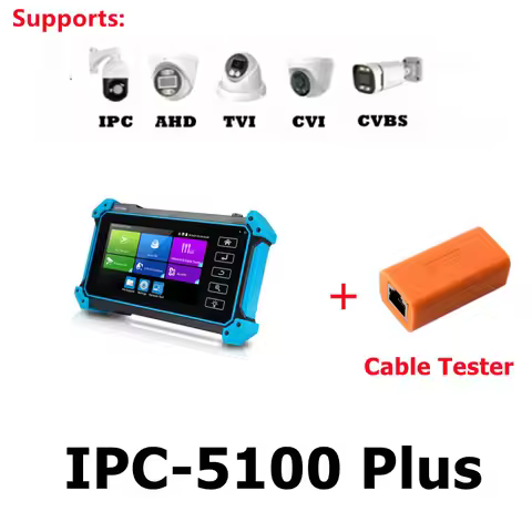 Cctv Tester Monitor Camera Ipc-5100/5200 PLUS Iptv Test Cftv Tester Hdmi Onvif Security Monitor With