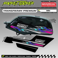 WIN Striping Variation API WIN UV TRANSPARENT Sticker CODE F.09 PREMIUM MAXDECAL MATERIAL