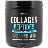 Sports Research, Collagen Peptides, Unflavored, 16 oz (454 g), EXP 11/2025, 41 Servings;50% Discount