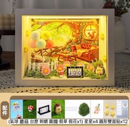 觸控燈光盲盒展示盒 (DIY場景/ 禮物/ 盲盒收納盒)